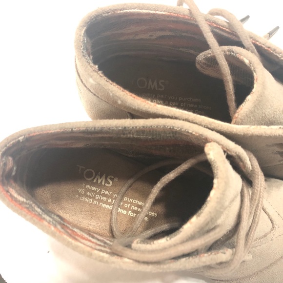 Toms Suede Wedge Booties - Picture 6 of 7